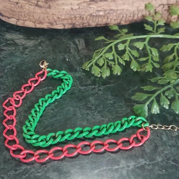 B952 Colorful Double Chain Bracelet - Picture 3 of 6